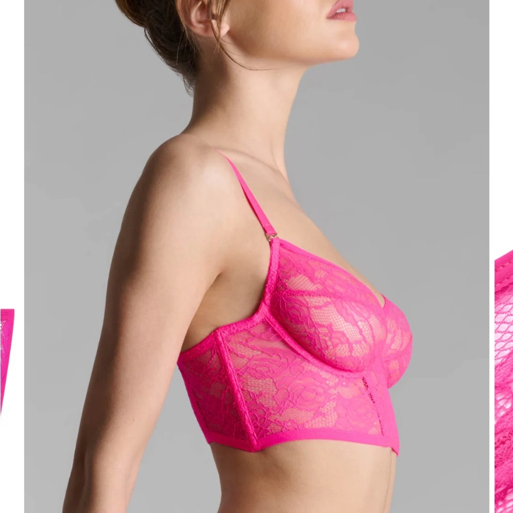 Maison Close Flashback Lace Bustier - image 5